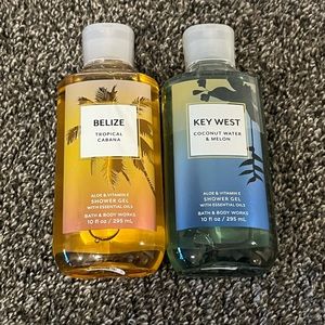 BBW Belize and Key West Shower Gel Duo